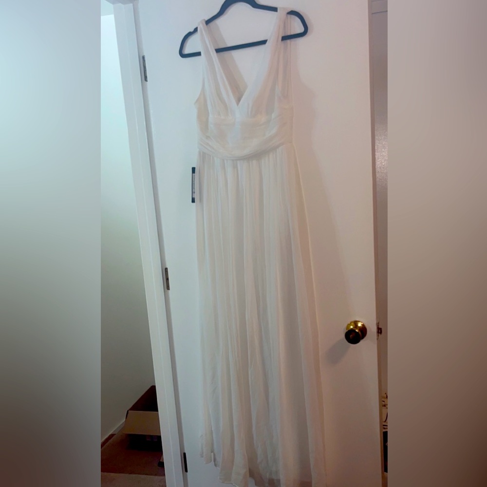 Long White Dress Size 6